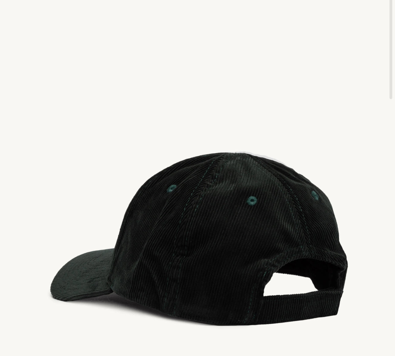 Casquette Baseball Velvet Bottle Green