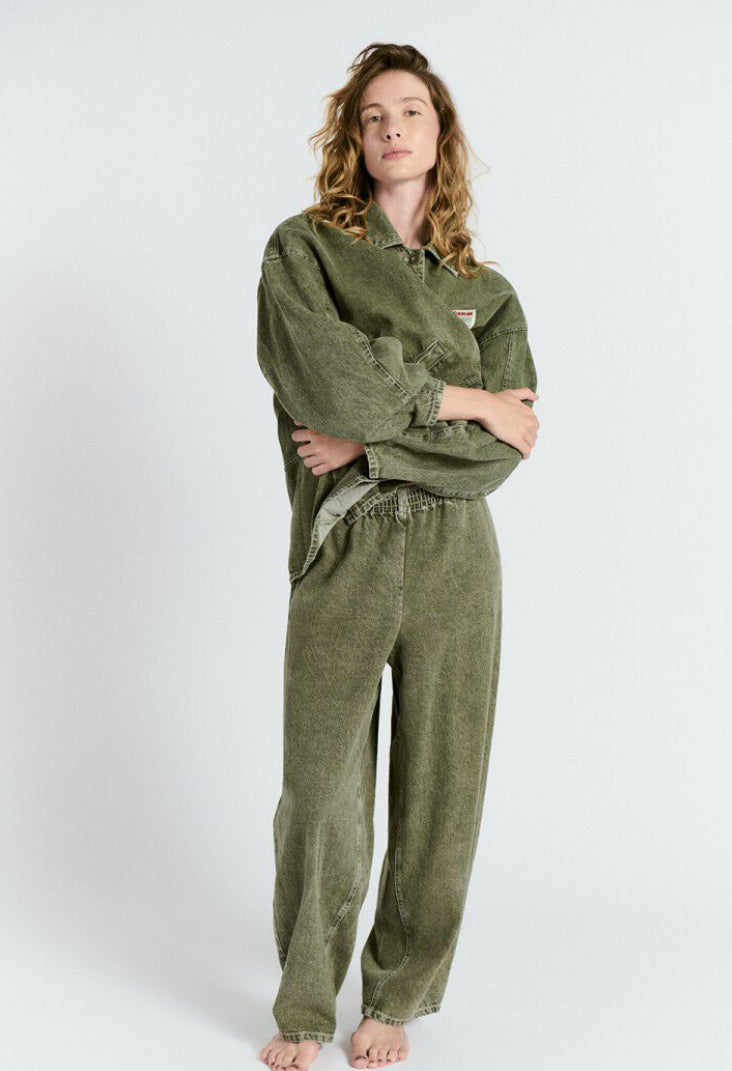 Pantalon Femme Uzatown Olive