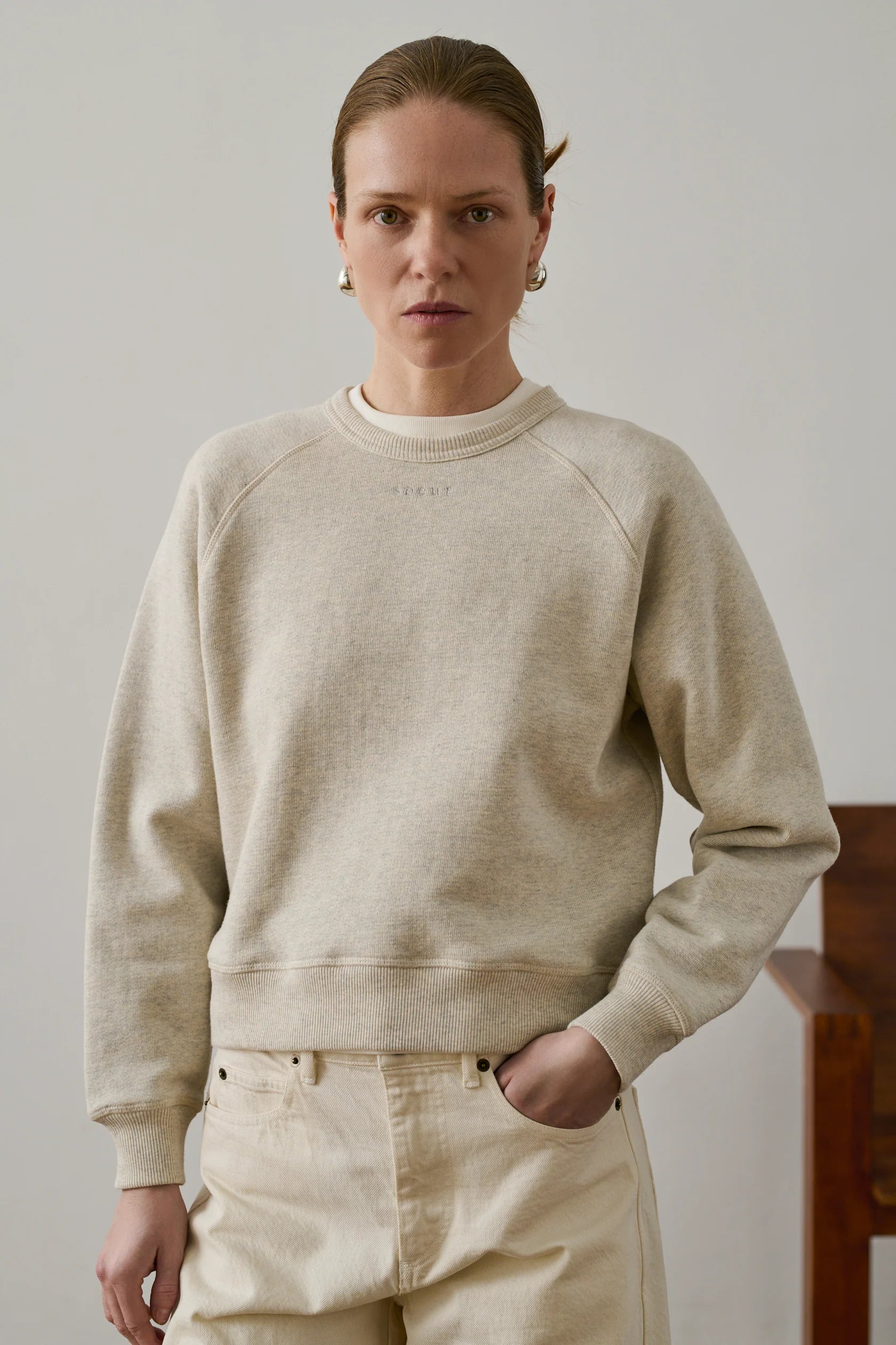 Sweatshirt Artemis Gris Clair