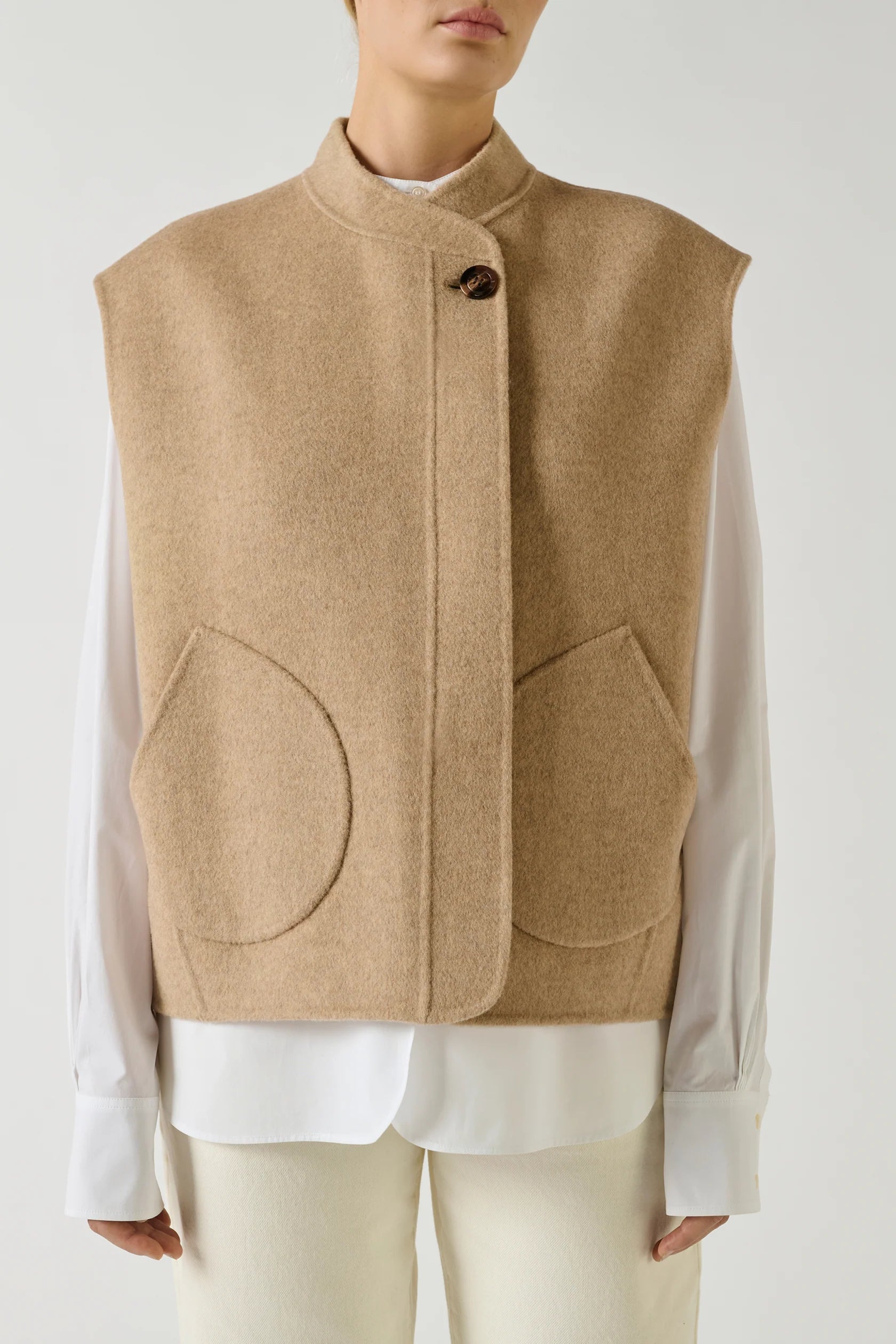 Blouson Adeline Beige Chiné