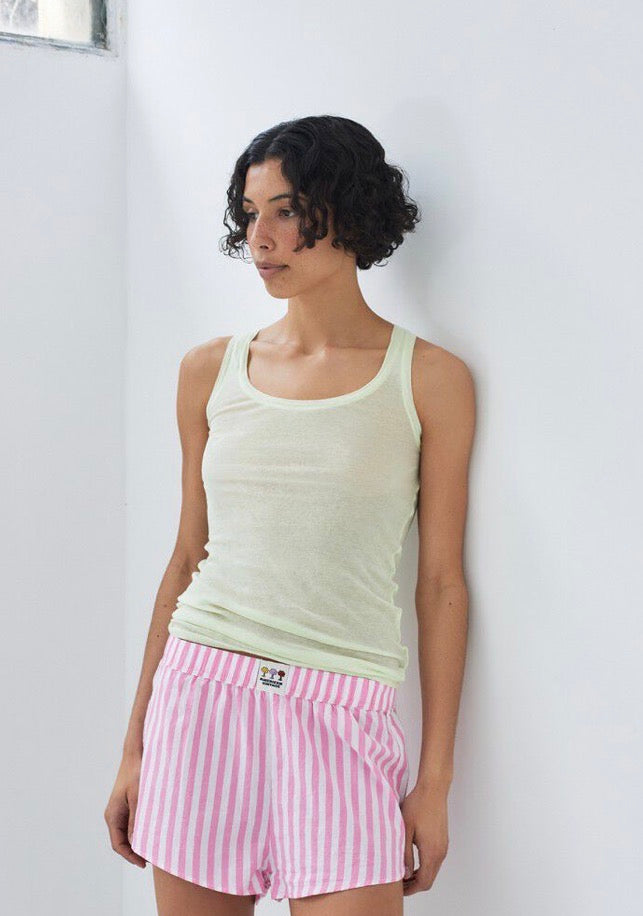 Short Femme Vewtown Rayure Rose