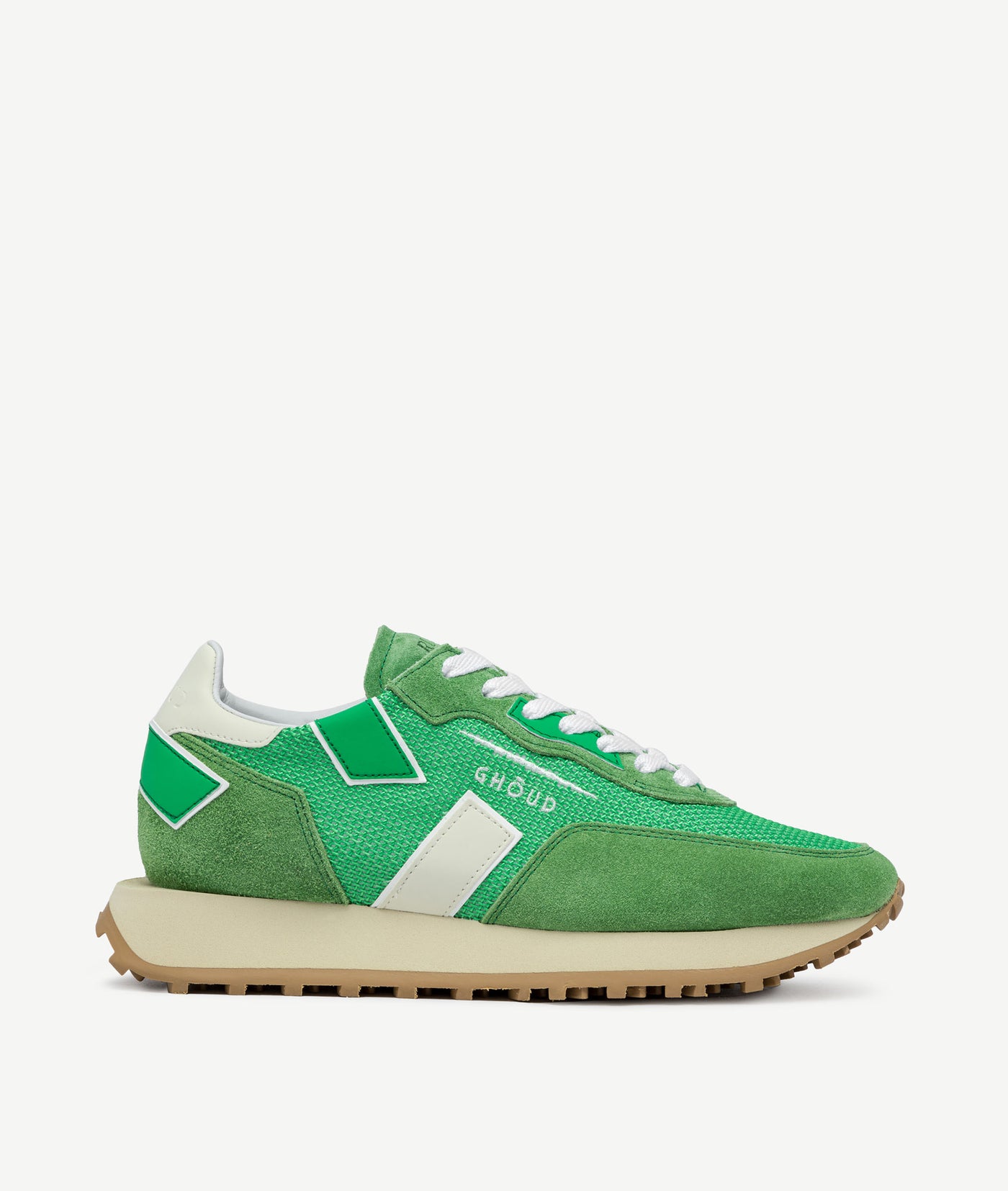 Baskets Rush One Low/Wom Mesh Suede Green