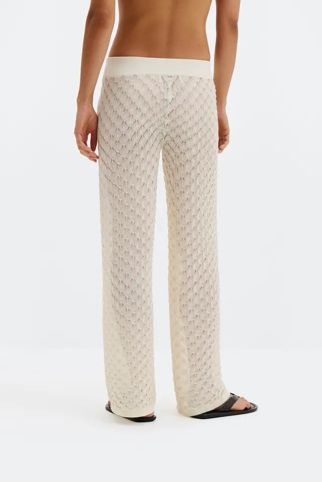 Alissa Knitted Pants Cream