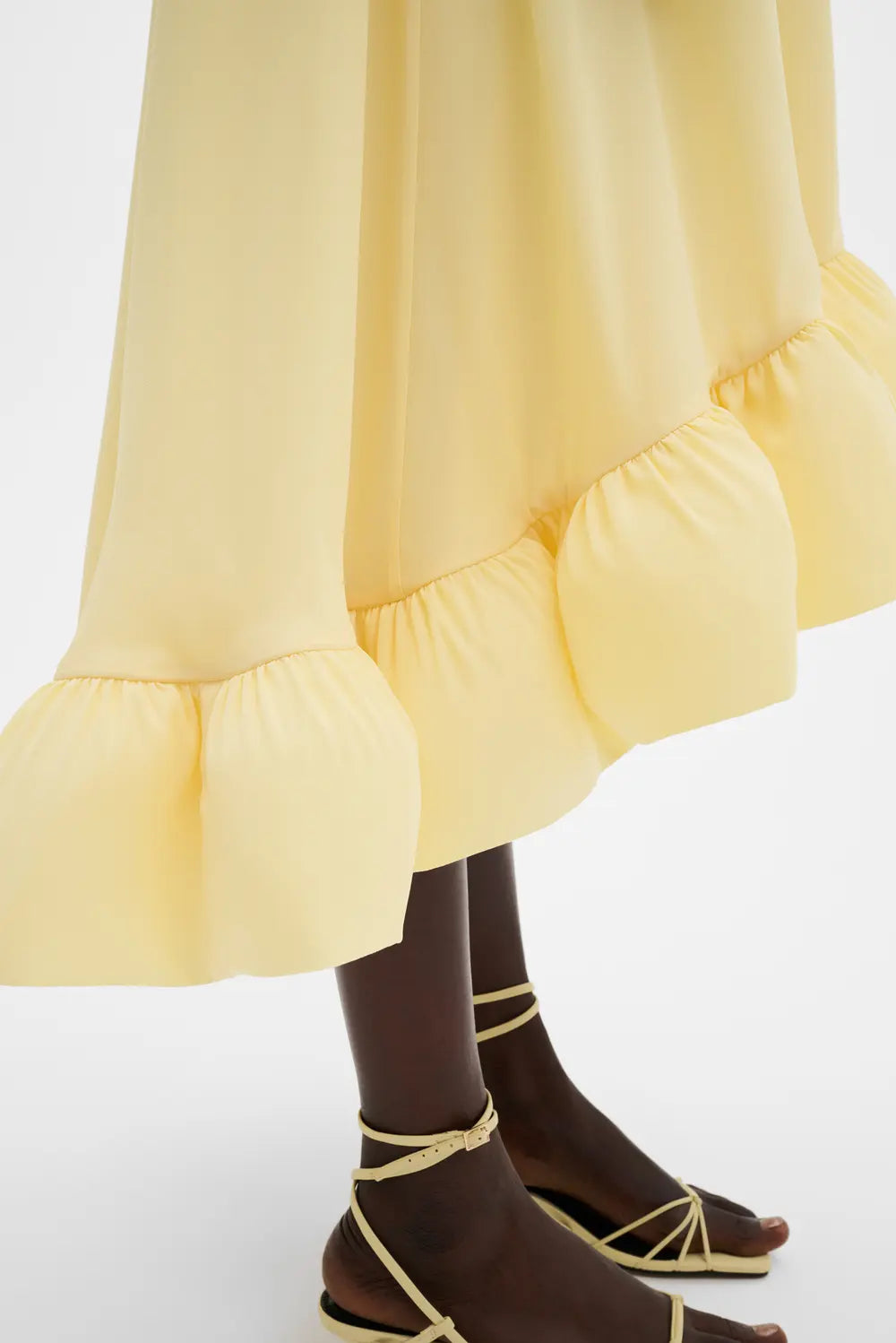 Robe Sabrina Midi Light Lemon