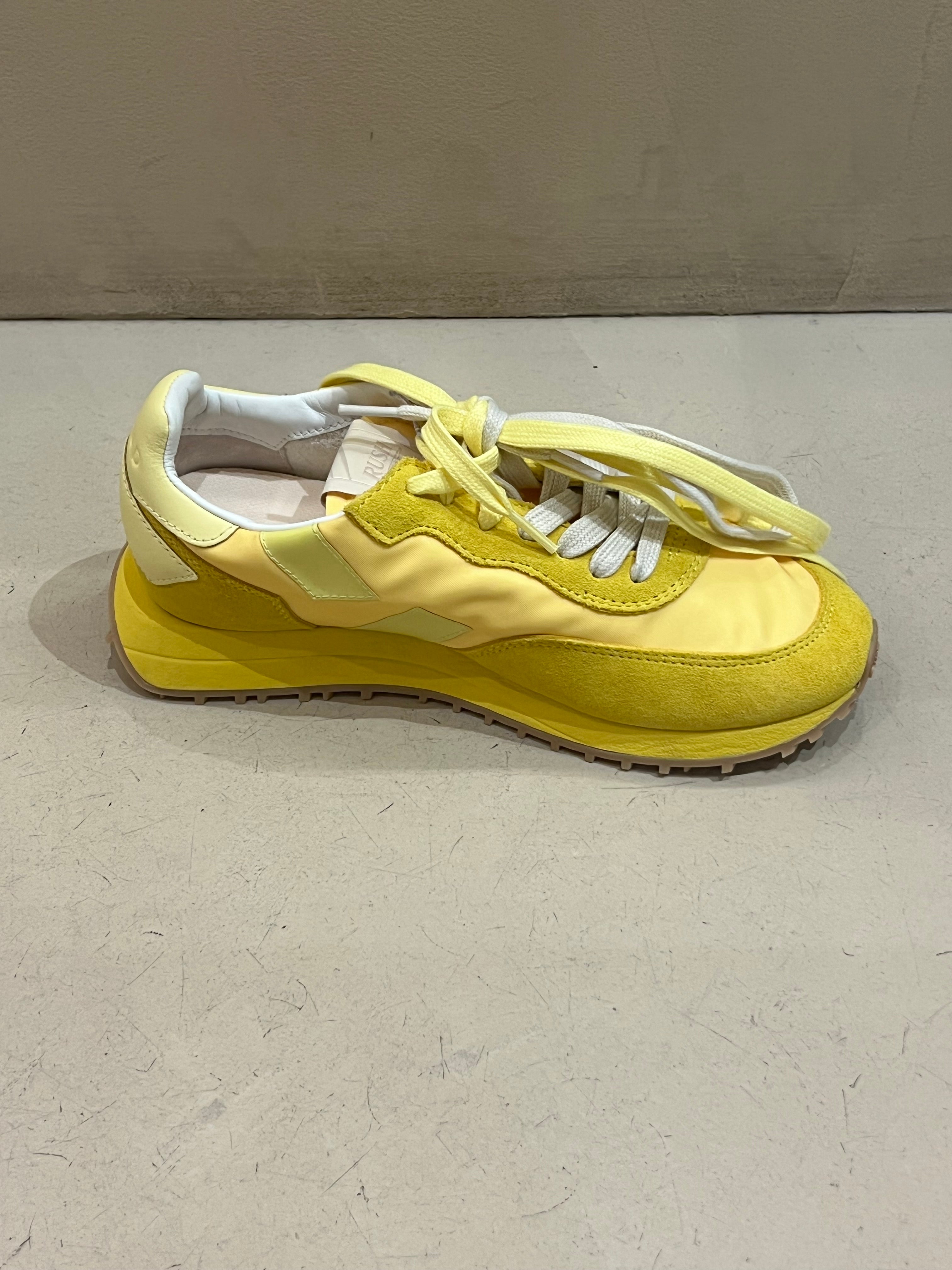 MD06 Baskets Rush Low Wom Mononyl Suede Yellow