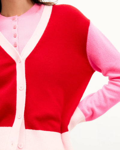 Pull Cardigan Passion Rouge