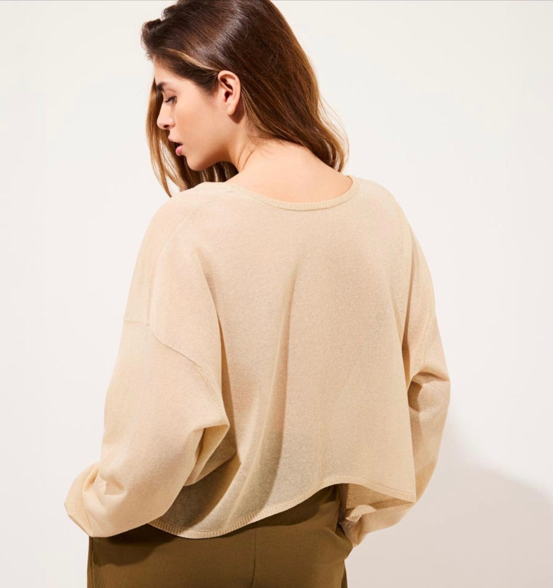Charli Pull en maille fine Milky Way