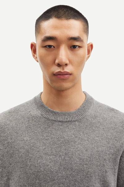Isak Knit Sweater Dark Grey