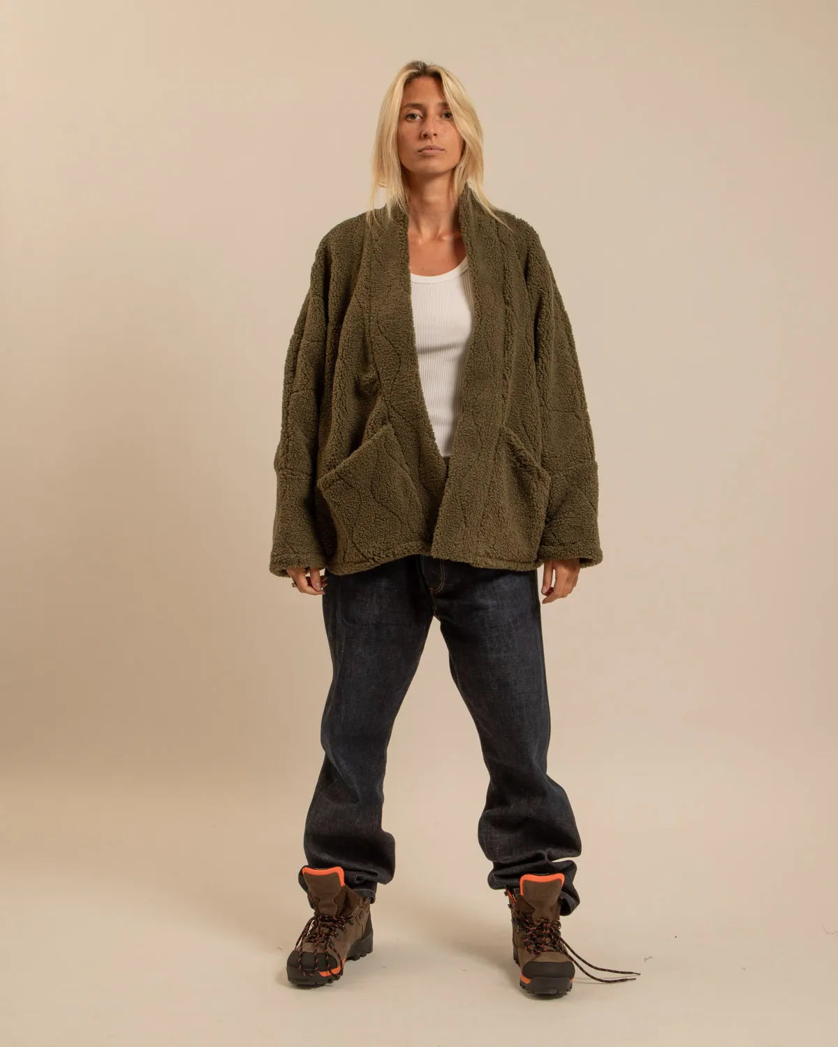 Veste Chicago Sherpa Kaki