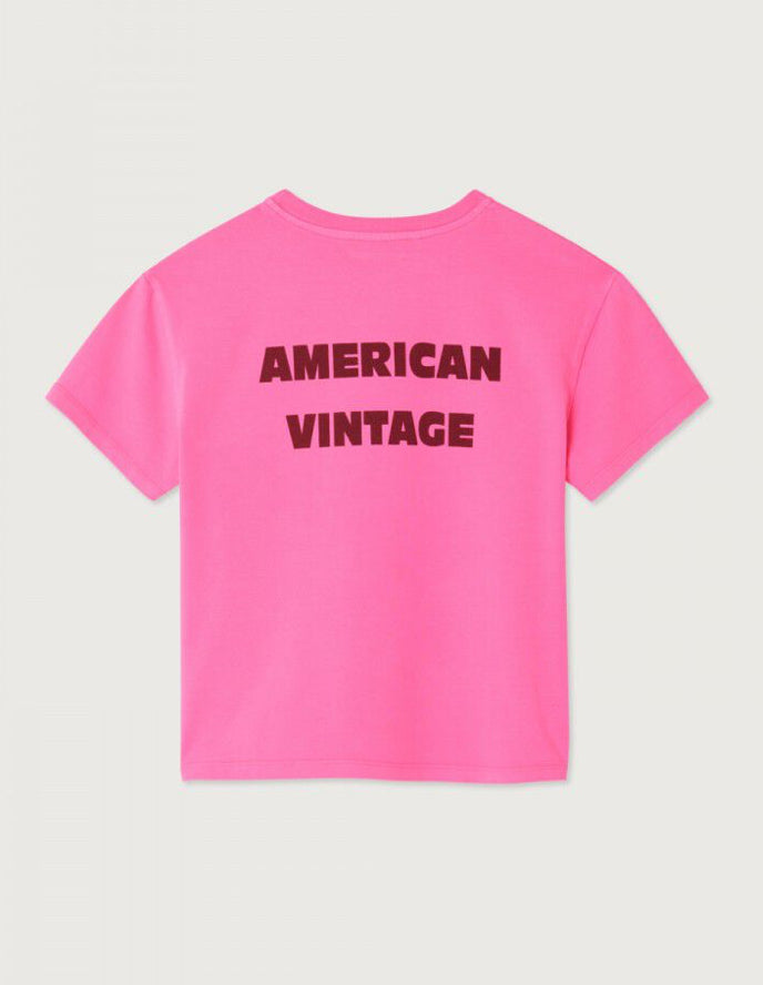 Tee-Shirt Enfant Fizvalley Rose Fluo