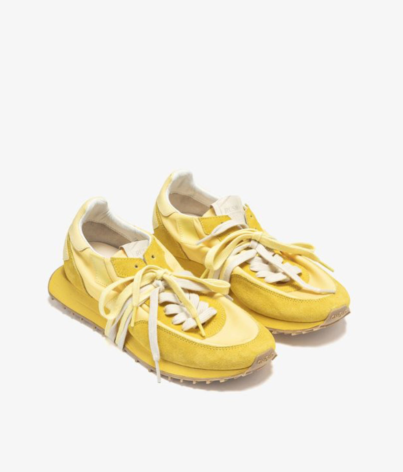 MD06 Baskets Rush Low Wom Mononyl Suede Yellow