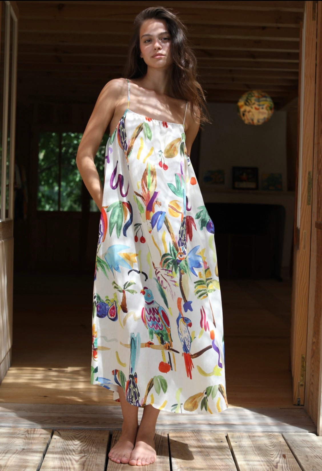 Robe Poppy Perruches