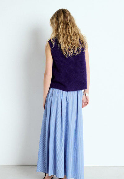 Jupe Zatybay Rayures Aqua