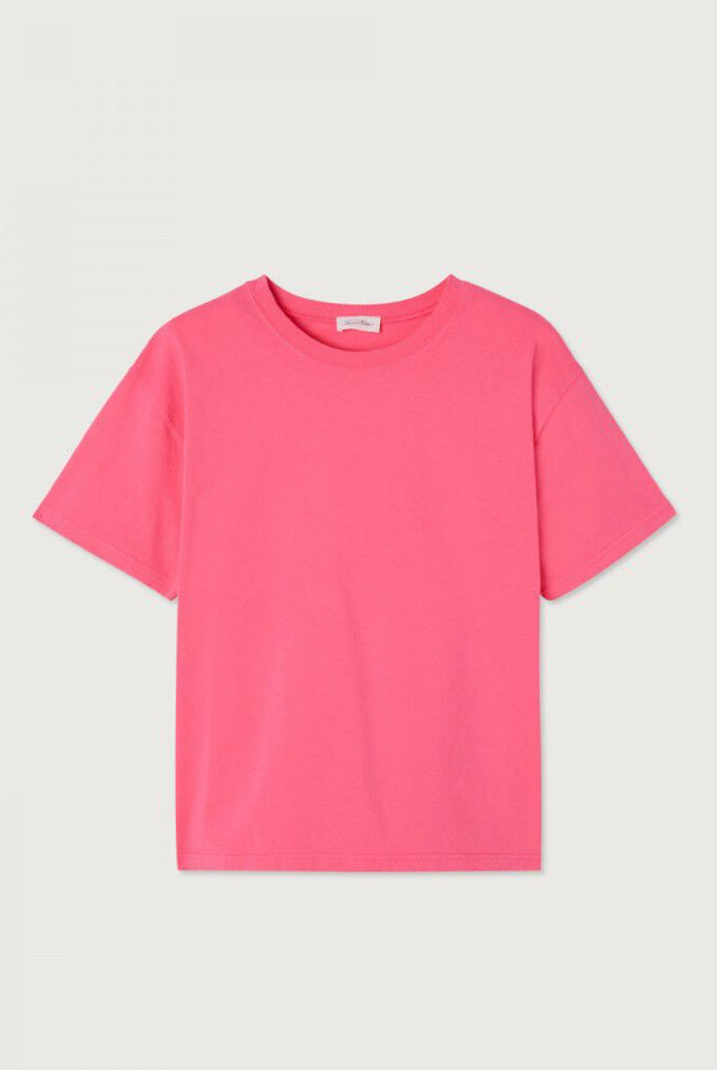 Tee-Shirt Fizvalley Rose Fluo