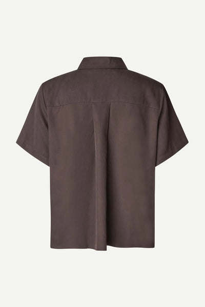 Mina SS Shirt Black Coffee