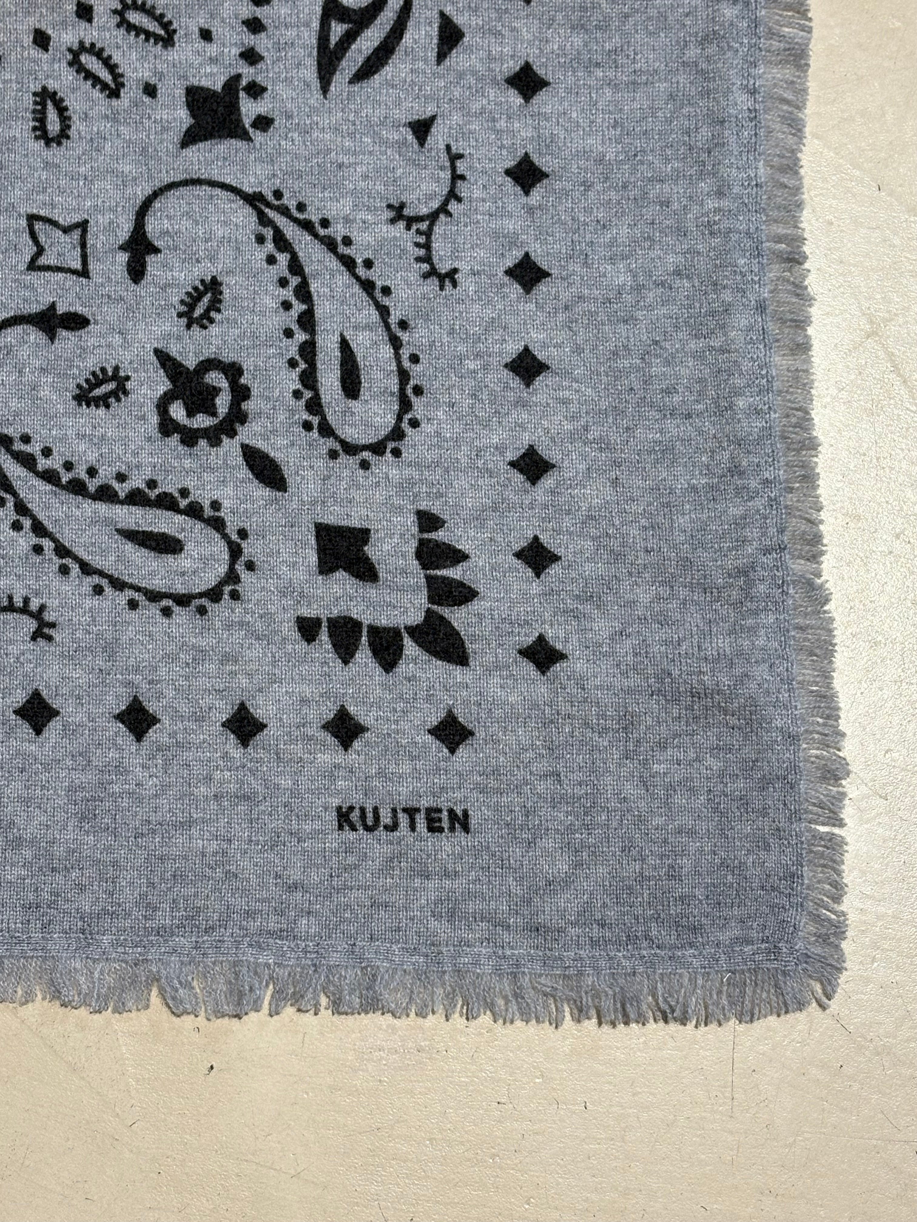 Grand Bandana Hachiko Gris Chiné