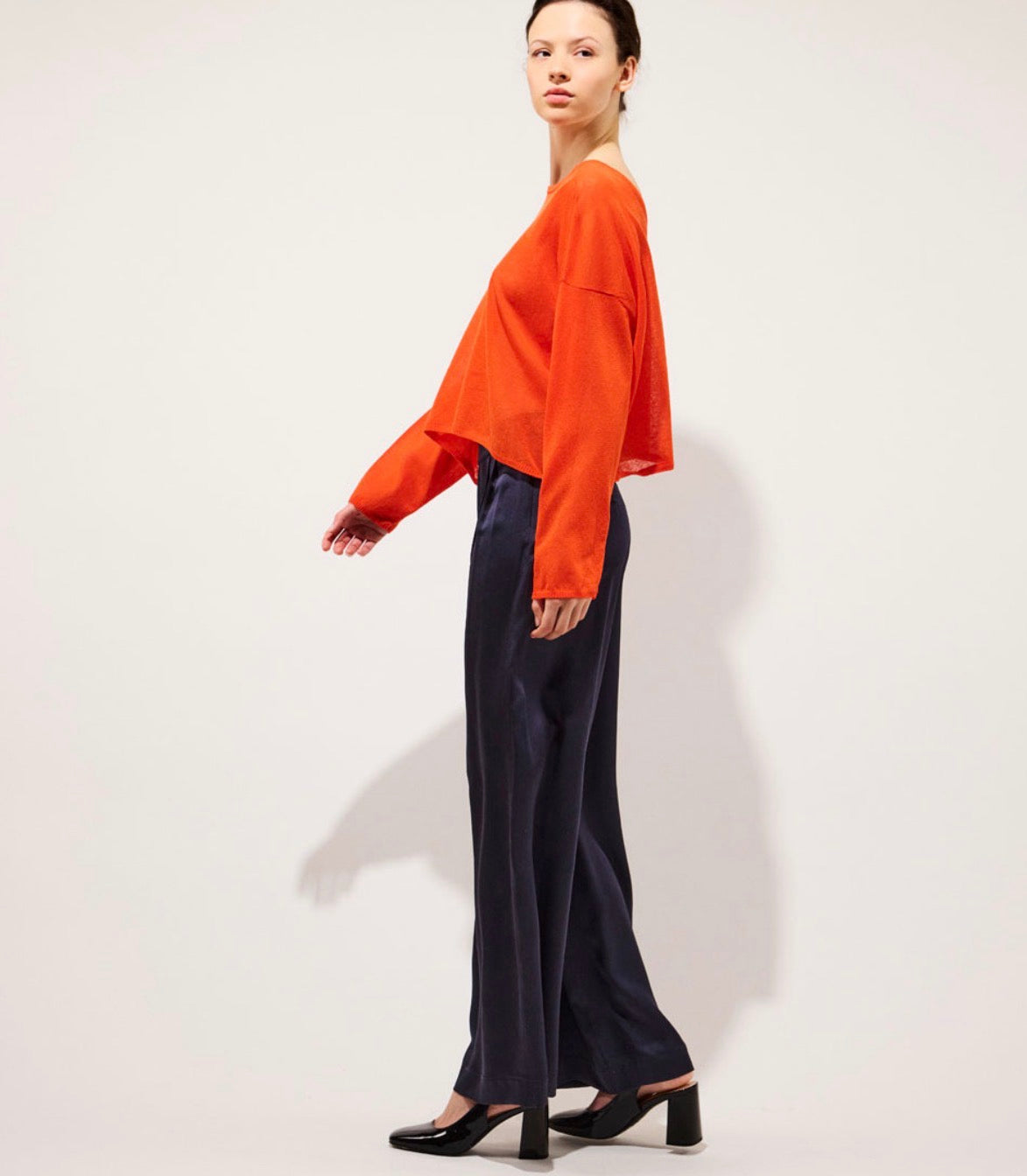 Charli Pull en maille fine Pomelo