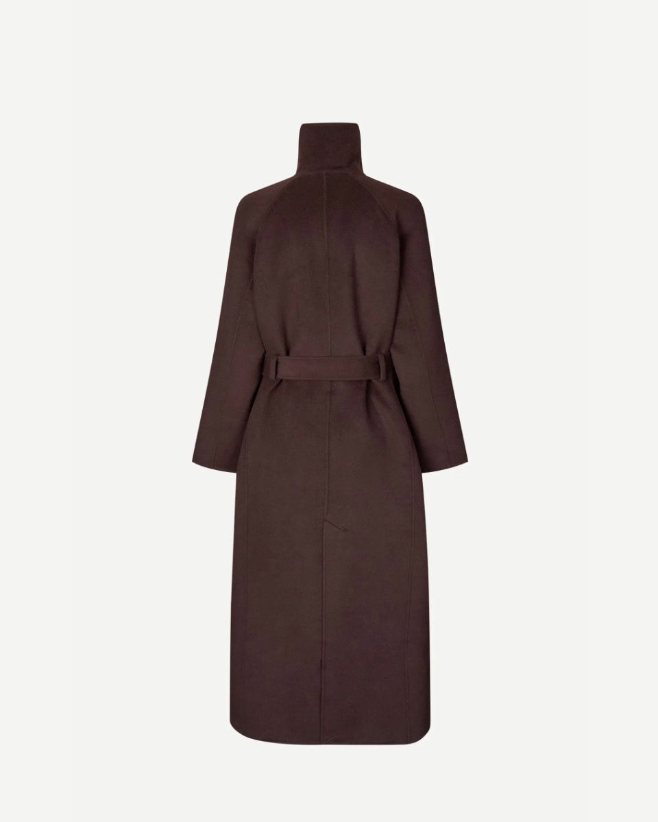 Sahannes Coat Black Coffe