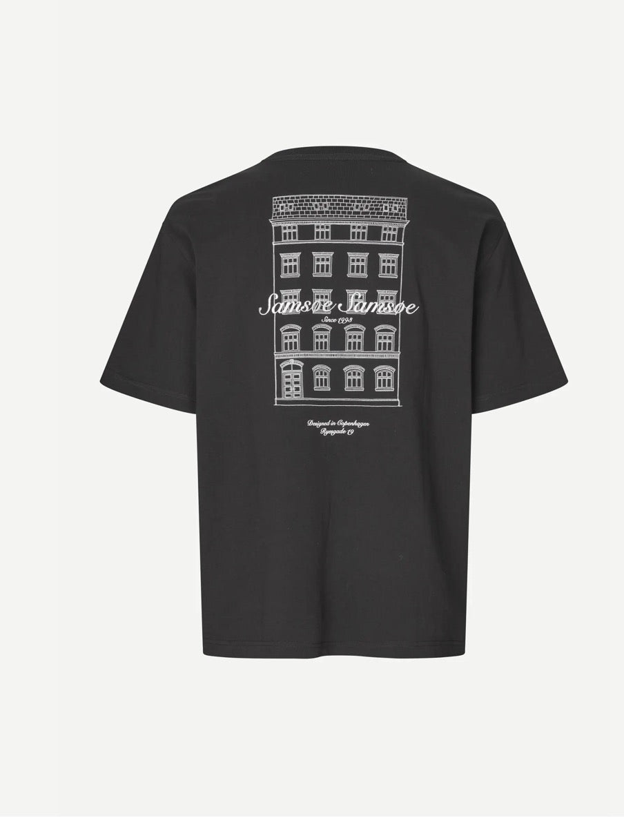 T-shirt Mixte Saumi Black Building