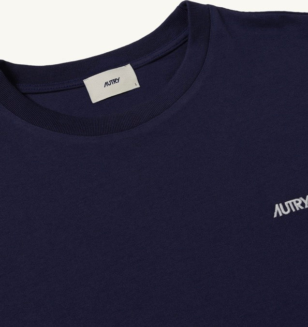 T- Shirt Manches Longues Mix Jersey Blue