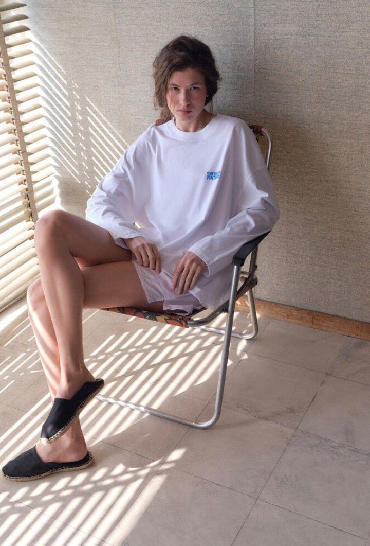 Tee Shirt Femme Gixy 02C Blanc Manche Longue