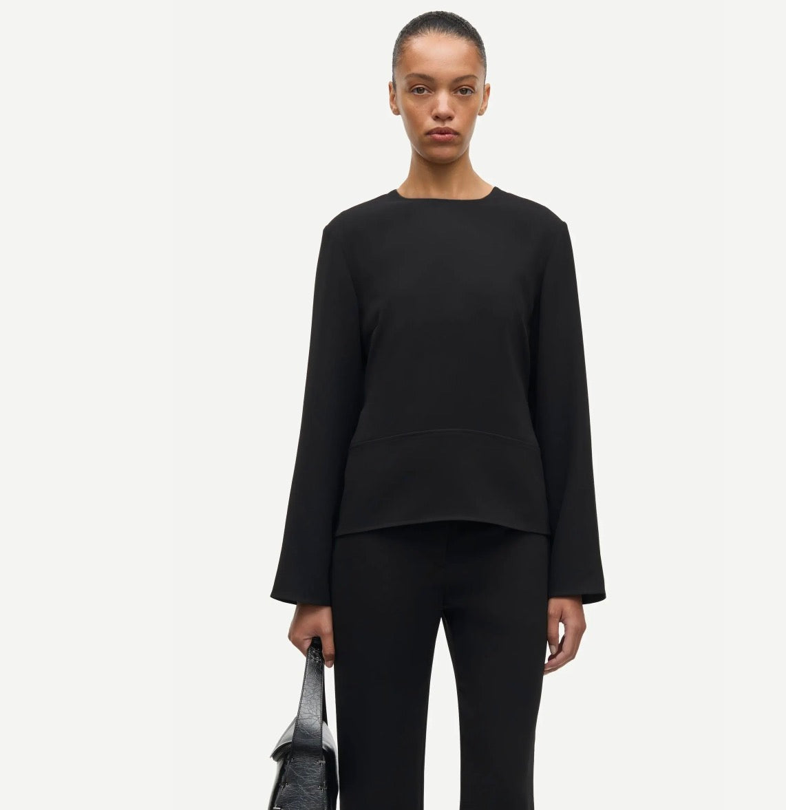 Samaddia Ls Top Black