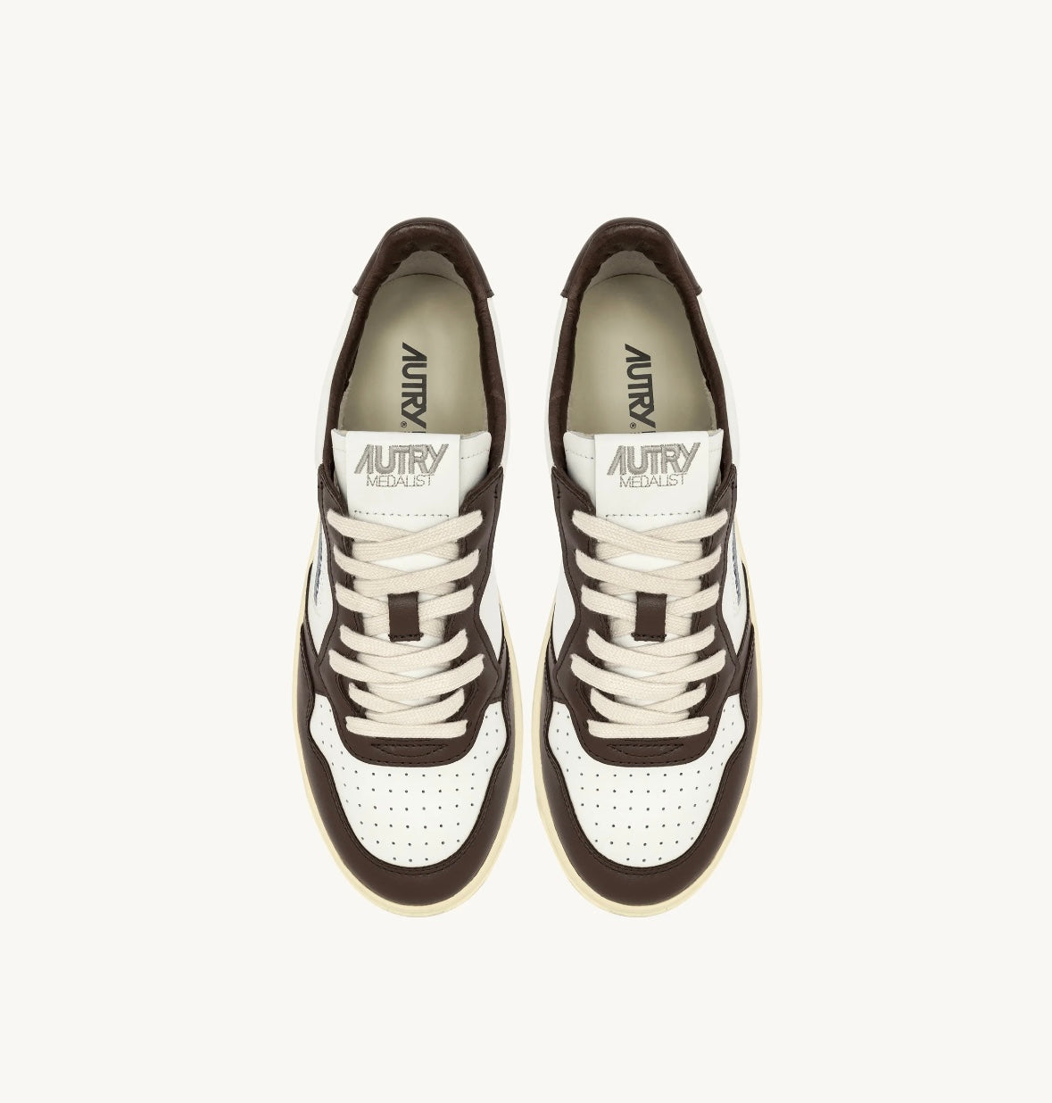 Baskets Medalist Bicolore White Chestnut