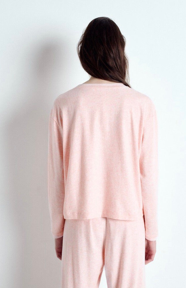 Tee Shirt Ypawood 02B Manche Longue Glaçage Chiné