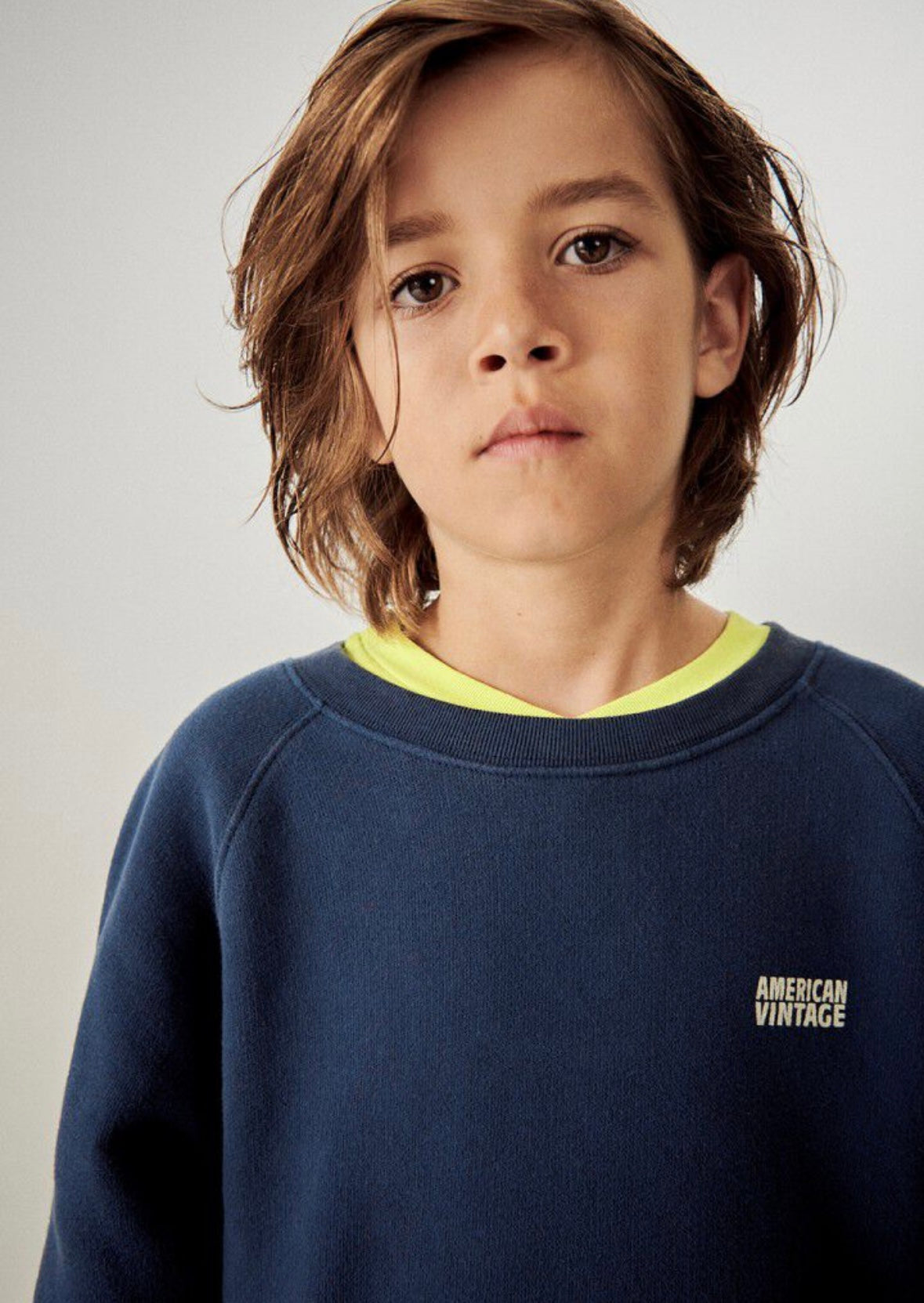 Sweat Enfant Izubird Navy Vintage