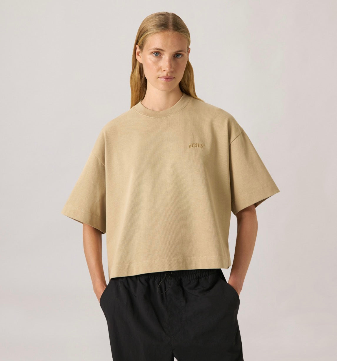 Tee Shirt 110N Femme Boxy Ton sur Ton