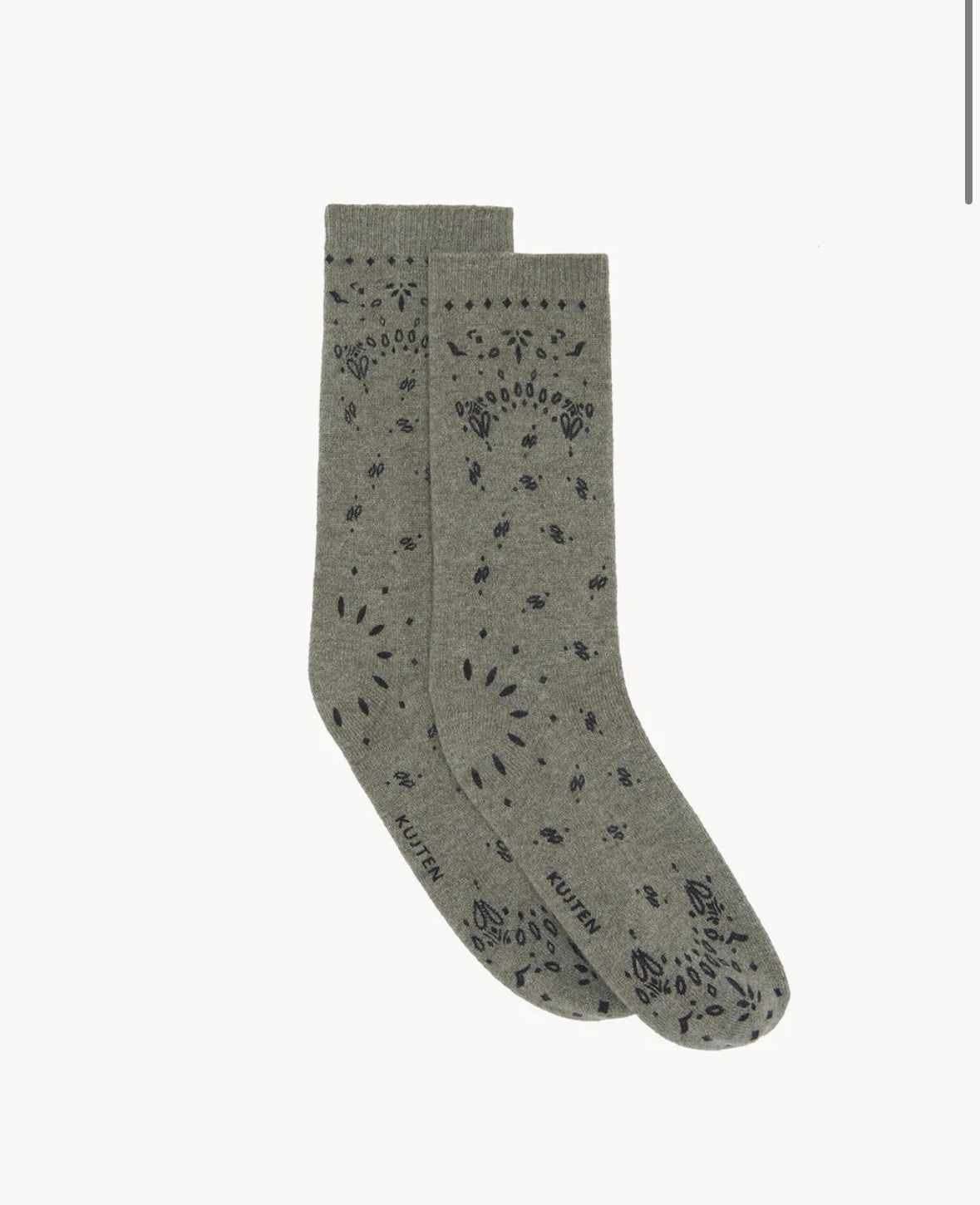 Chaussettes Sig Bandana Kaki Chiné