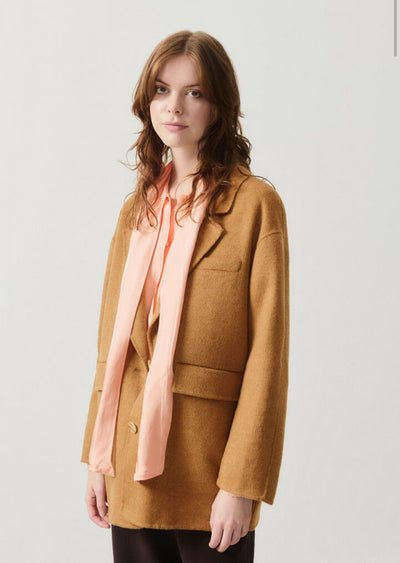 Manteau Dadolove Cacahuète Chiné