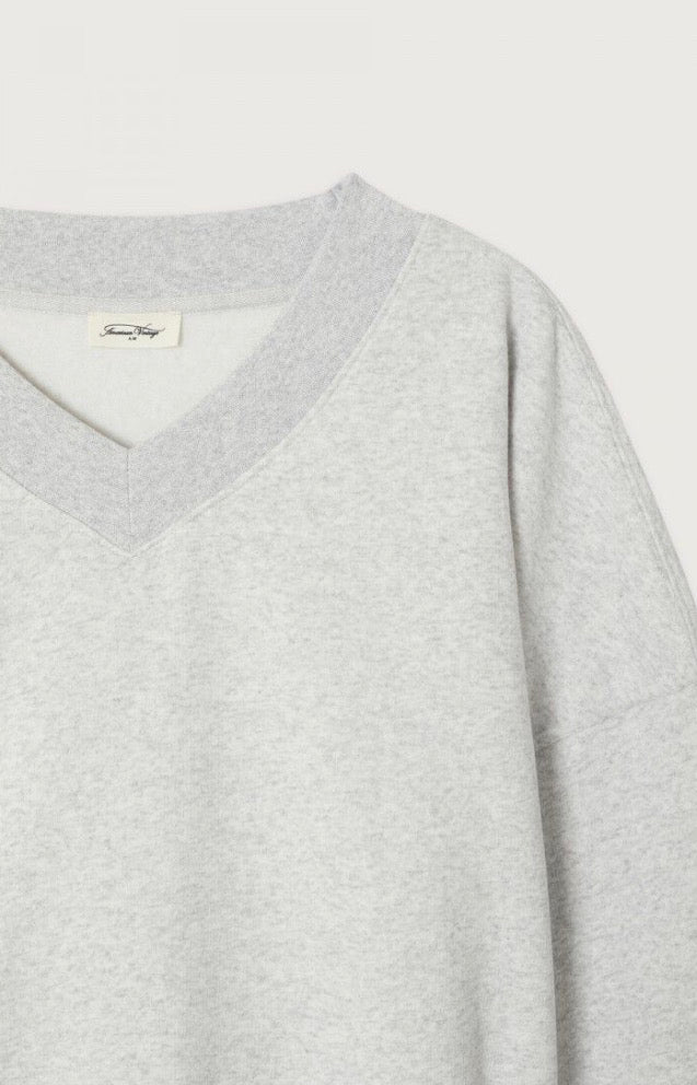 Sweat Femme Baptown Gris Chiné