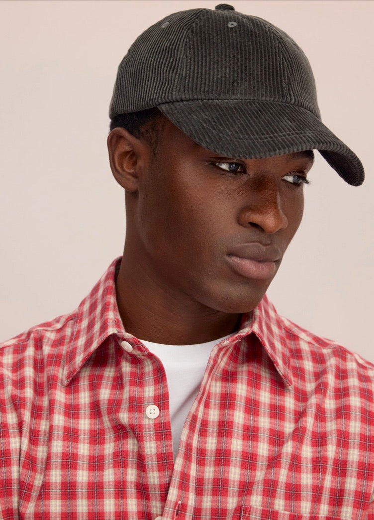 Papa - Casquette en velours côtelé ajustable Dark 354
