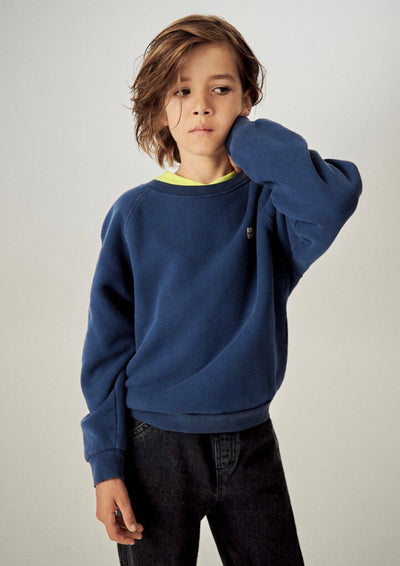 Sweat Enfant Izubird Navy Vintage