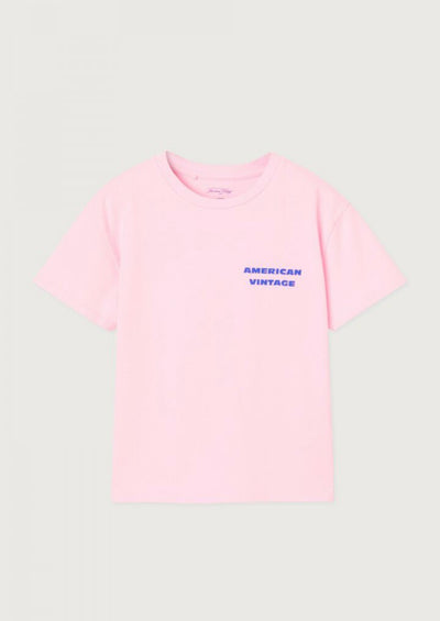 Tee-Shirt Enfant Fizvalley Baby Pink Vintage