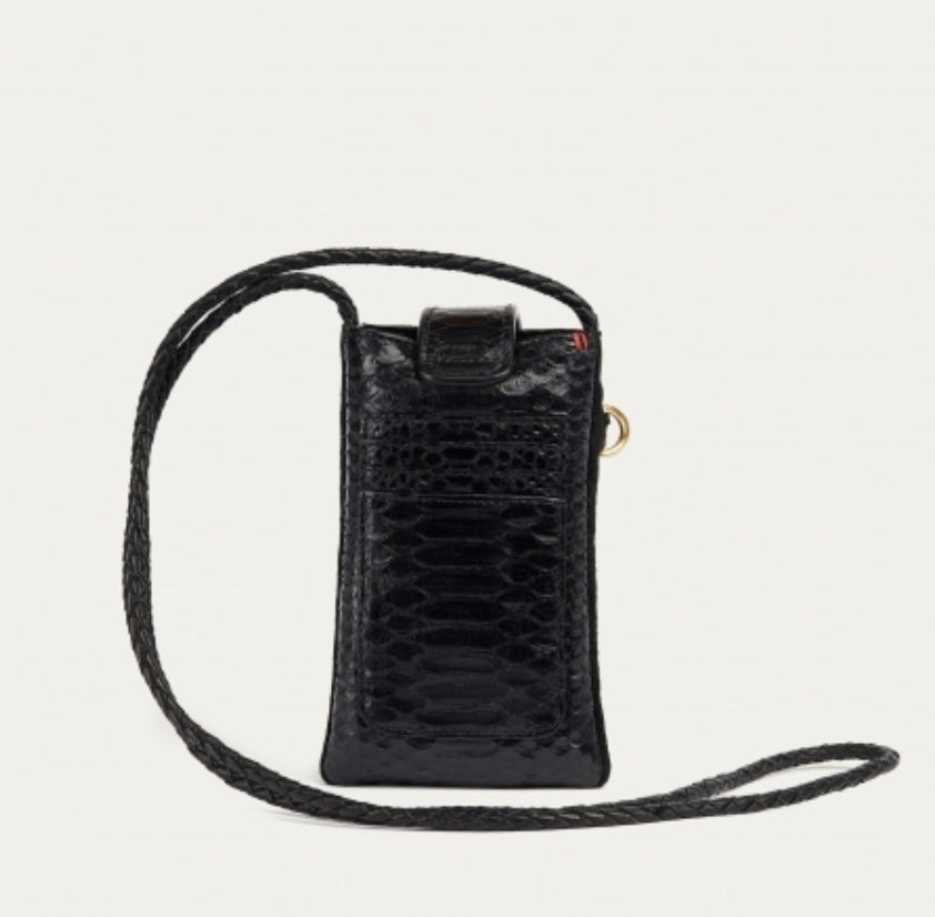 Étui Mobile Python Double Marcus Noir