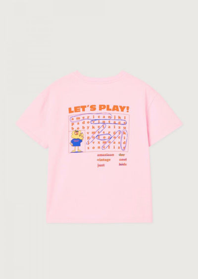 Tee-Shirt Enfant Fizvalley Baby Pink Vintage