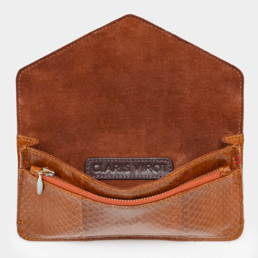 Portefeuille Alex Long Cobra Miel