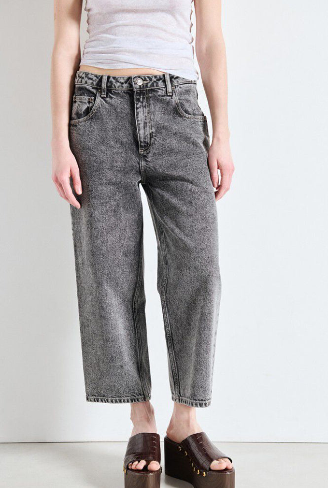 Jean Boyfriend Femme  Grey Salt & Pepper