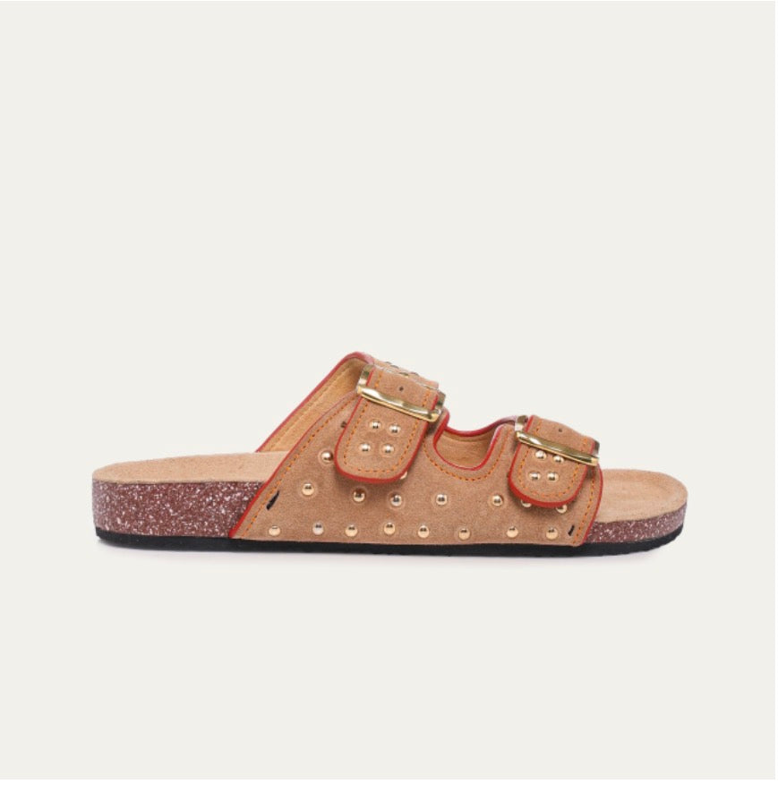 Sandales Odette Suède Off White