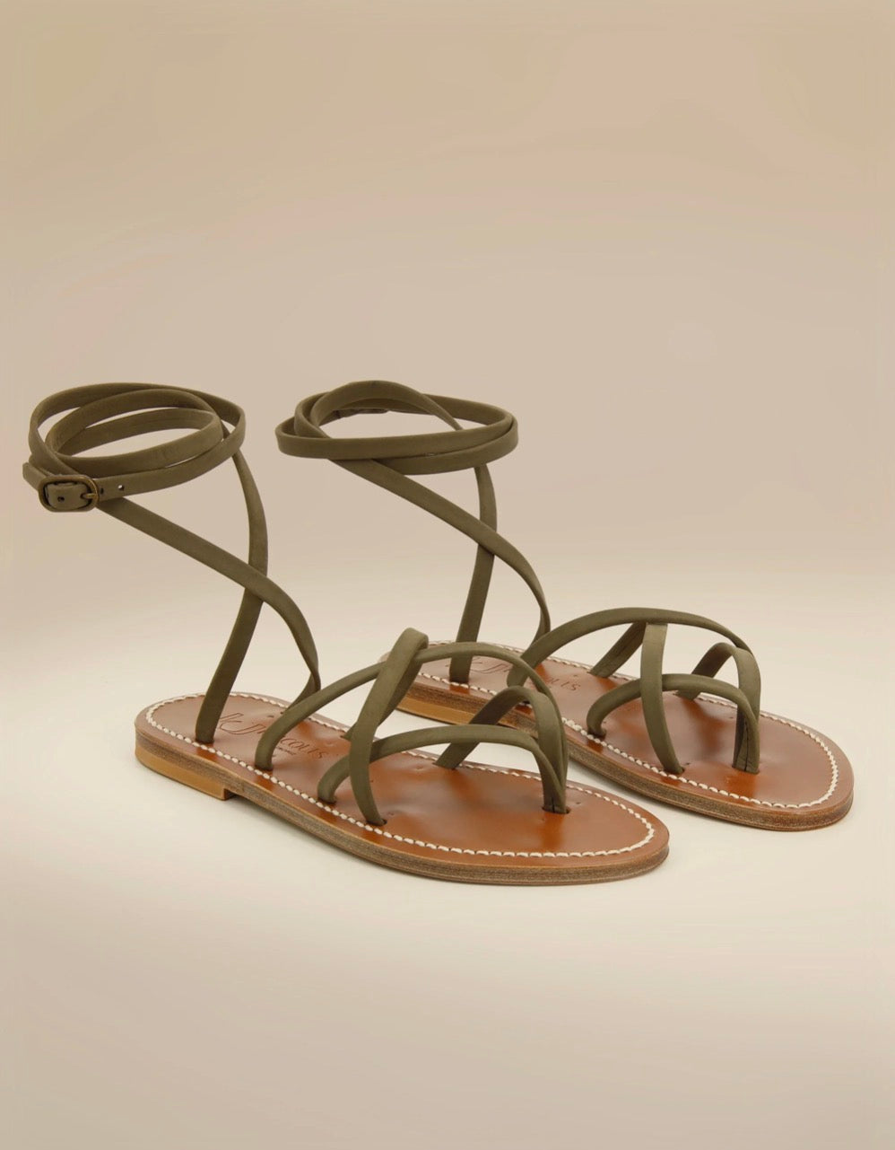 Sandales Zénobie Kaki
