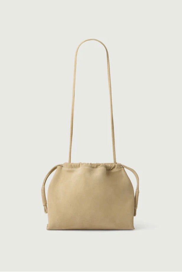 Sac Suzette en Croûte de Cuir Sable