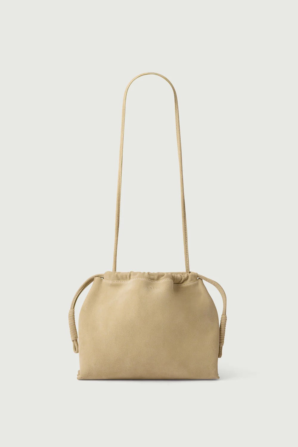 Sac Suzette en Croûte de cuir Sable