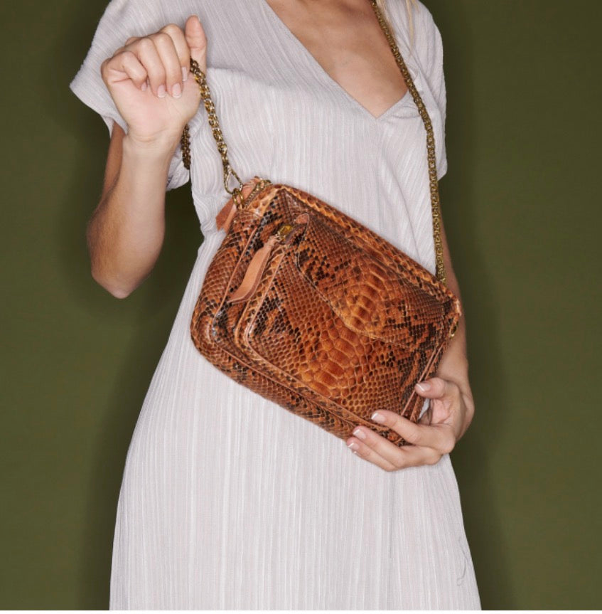 Sac Big Charly Python Moka