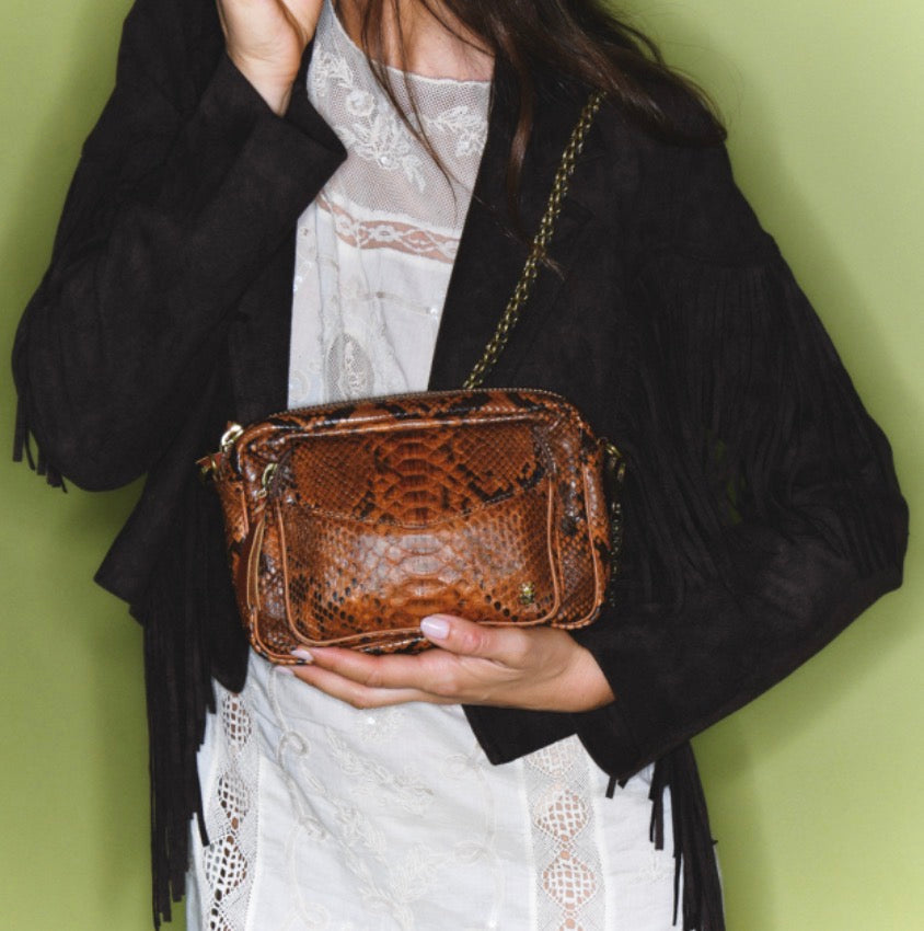 Sac Charly Python Moka