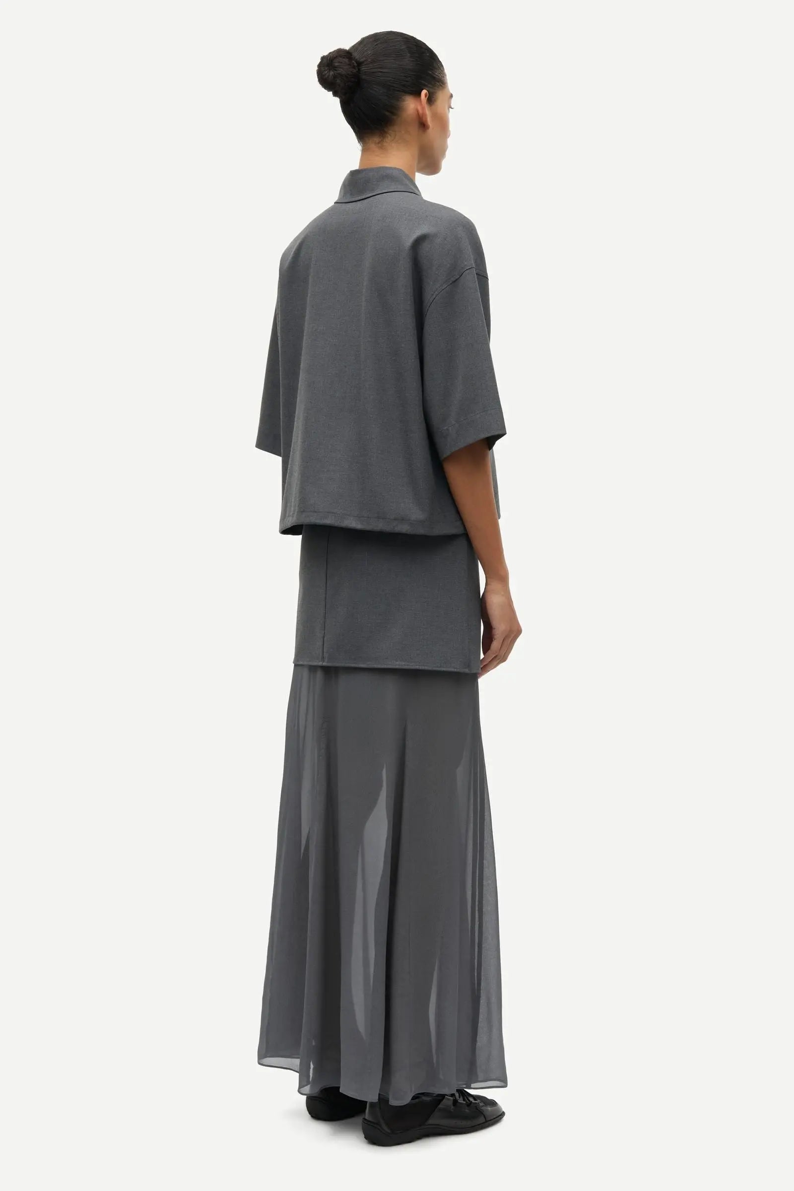 Salulu SS Shirt Ombre Blue