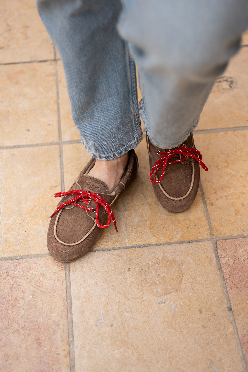 Mocassins Bateau en Daim Dark Brown