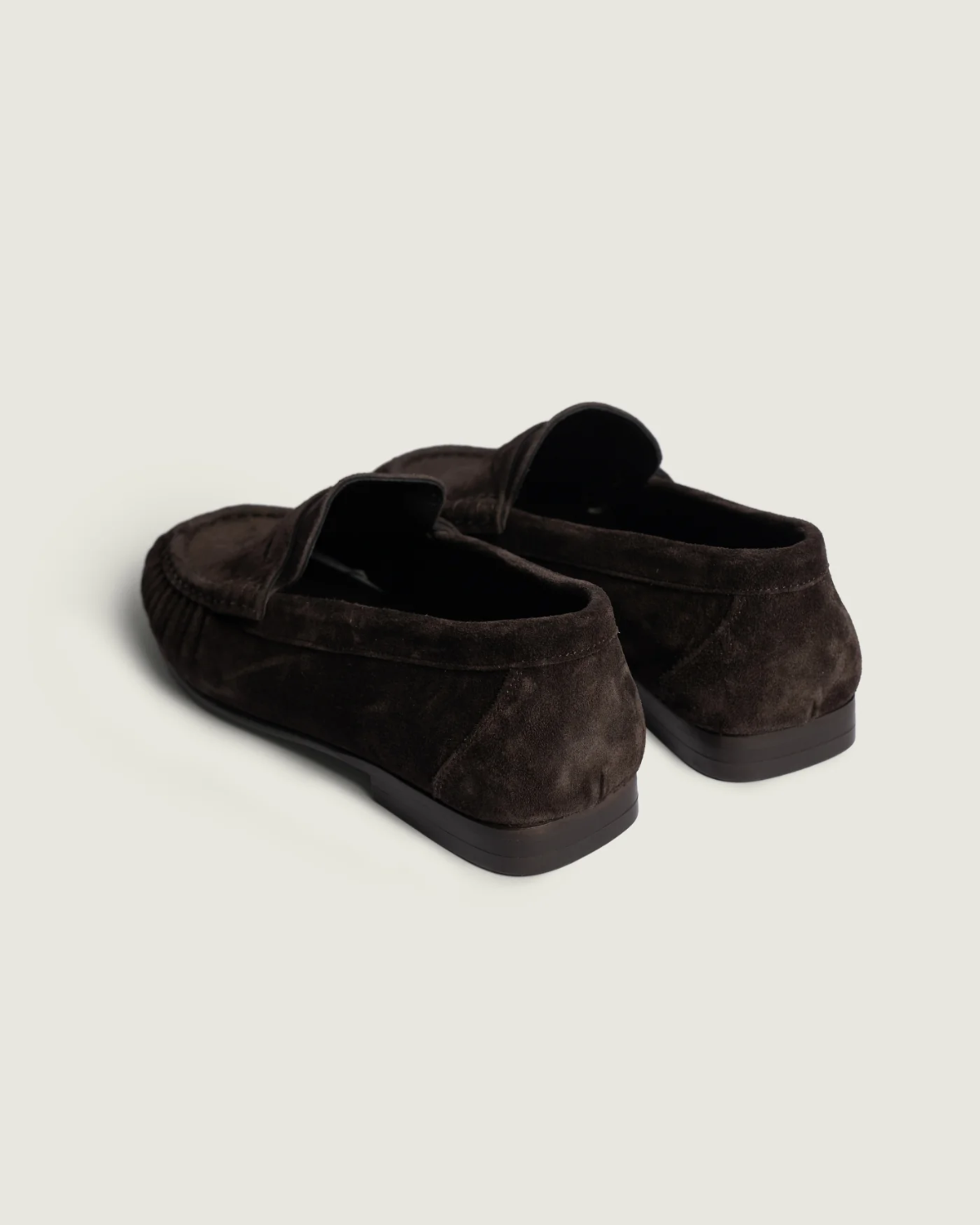 Mocassin Penny Wrinkle - Daim Dark Brown