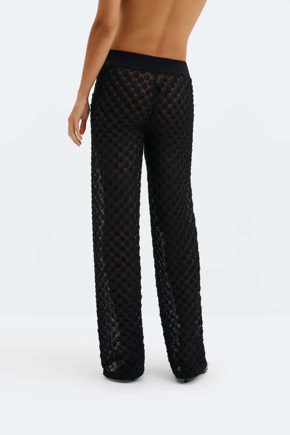 Alissa Knitted Pants Black